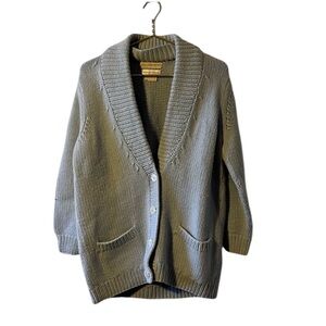 VTG Bergdorf Goodman Michael Kors Women's Blue Knit Cardigan